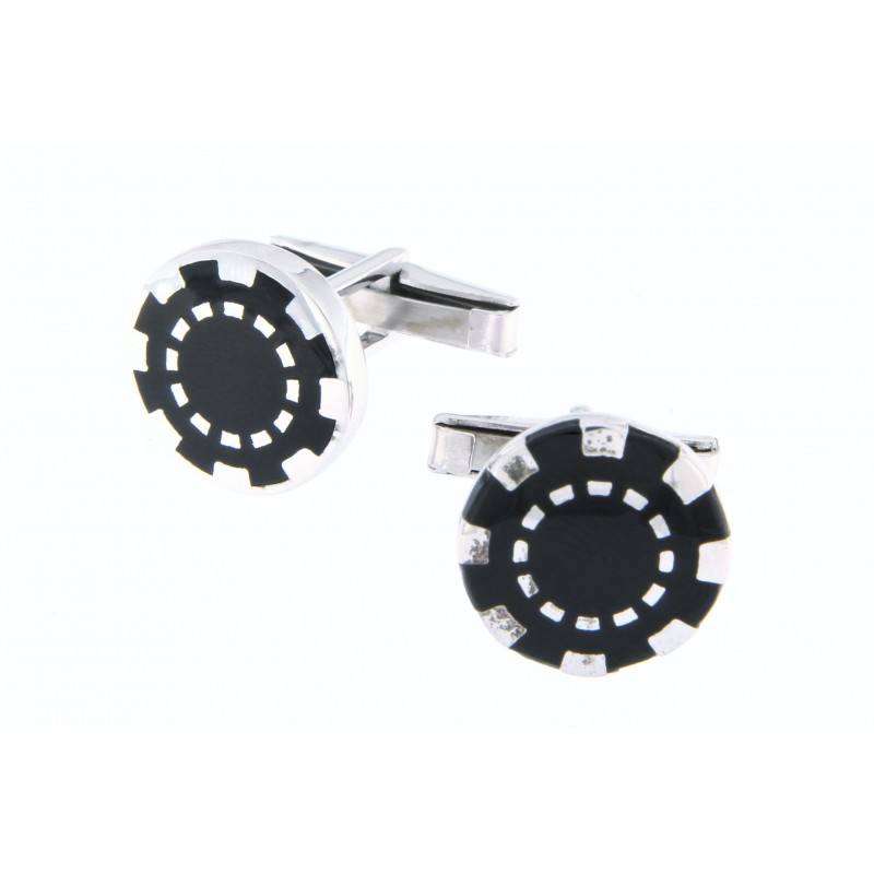 BUTONI ARGINT CU ONIX