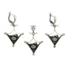 SET ARGINT CU CITRIN SI PERIDOT