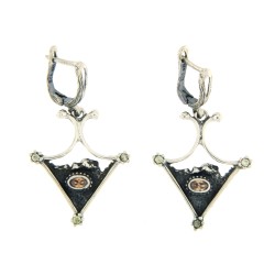 SET ARGINT CU CITRIN SI PERIDOT