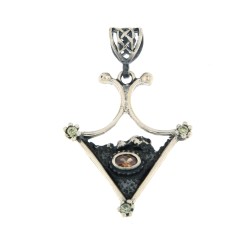 SET ARGINT CU CITRIN SI PERIDOT
